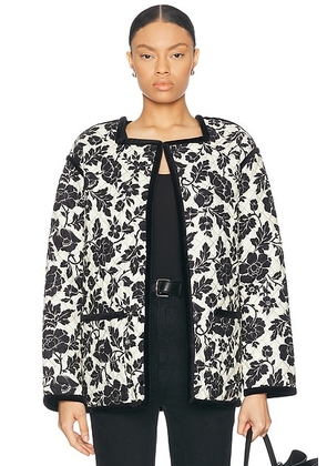 Posse Reversible Romeo Jacket in Bone & Black - Black,White. Size S (also in XS, L).