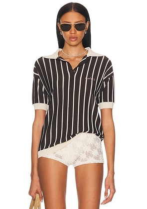 SIEDRES Merais Top in Multi - Brown. Size XS (also in M, L).