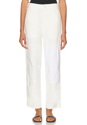 Polo Ralph Lauren Straight Pant in Ecru Multi - White. Size 2 (also in 4).