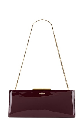 Saint Laurent Small Midnight Pochette Bag in Dark Red Wine - Wine. Size all.