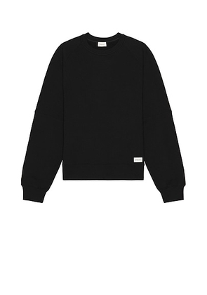 Saint Laurent Oversized Crewneck in Noir - Black. Size M (also in S, L).