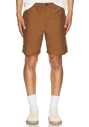 Theory Straight Cut Shorts in Deep Tobacco - Brown. Size 32 (also in 30, 34, 36).