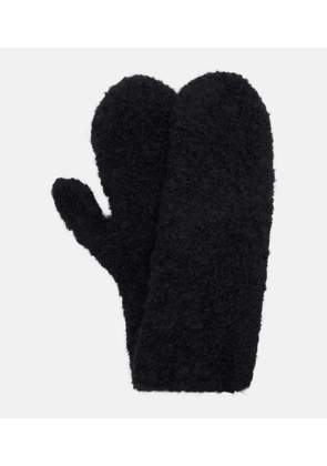 The Row Ladislas cashmere, alpaca, and silk mittens