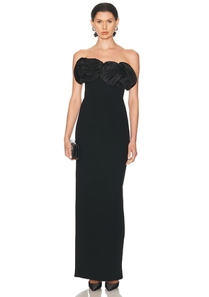Rachel Gilbert Levi Gown in Black - Black. Size 0 (also in 3).