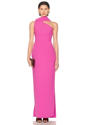 Rachel Gilbert Clara Gown in Hot Pink - Pink. Size 3 (also in 2).