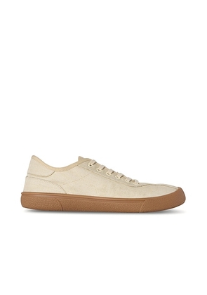 The Row Canvas Sneaker in Sage Tint - Ivory. Size 40 (also in 37).