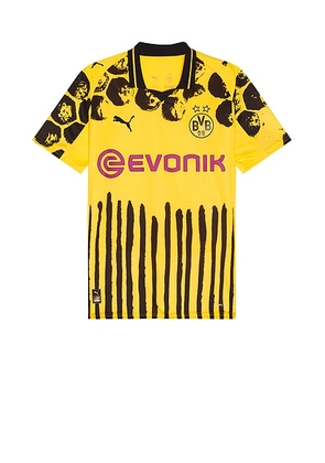 Puma Select x Kidsuper Jersey Replica in Faster Yellow & Puma Black - Yellow. Size XL/1X (also in S).