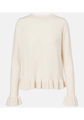 Jardin des Orangers Ruffled wool and cashmere sweater