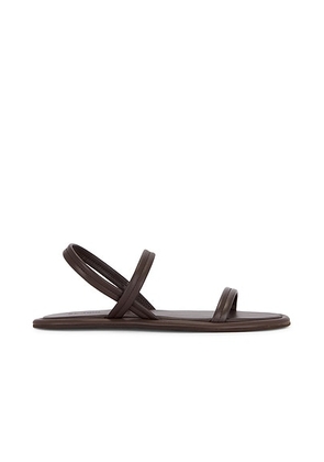 St. Agni Fine Strap Sandal in Chocolate - Brown. Size 41 (also in 36).