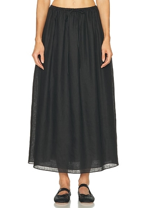 Posse Ginny Skirt in Black - Black. Size M (also in L, S, XL, XS).