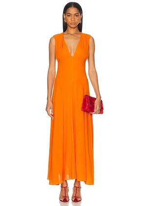 TOVE Ambre Dress in Saffron - Orange. Size 38 (also in 36, 40, 42).