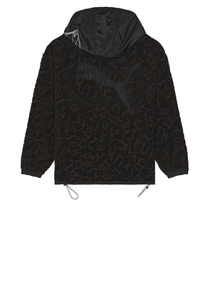 Puma Select x Aries Light Pullover Hoodie in Puma Black - Black. Size XL (also in S).