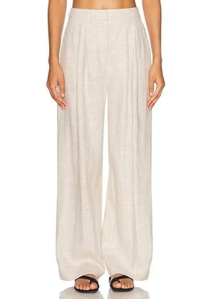 Posse Wyatt Trouser in Natural - Beige. Size XS (also in ).