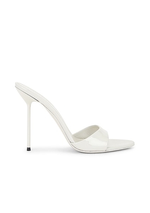 Paris Texas Lidia 90 Mule in Ice Grey - Light Grey. Size 39.5 (also in 41).