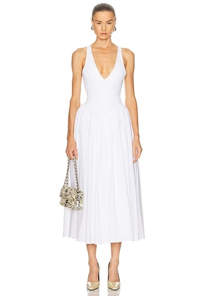 Ronny Kobo Sirinda Dress in White - White. Size S (also in M, XS).