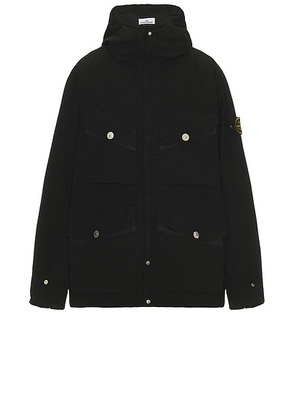 Stone Island Short Parka in Black - Black. Size S (also in ).
