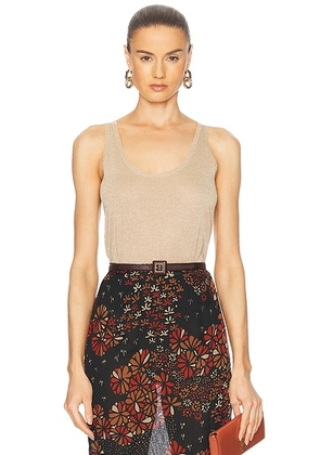 Saint Laurent Tank Top in Dore Clair - Beige. Size S (also in L).