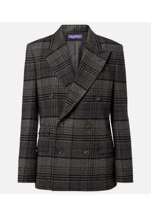 Ralph Lauren Collection Kent checked double-breasted wool jacket