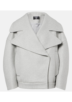 Balmain Oversized wool and cashmere peacoat