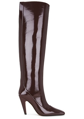 Stella McCartney Spur Knee High Boot in Moka - Brown. Size 40 (also in ).