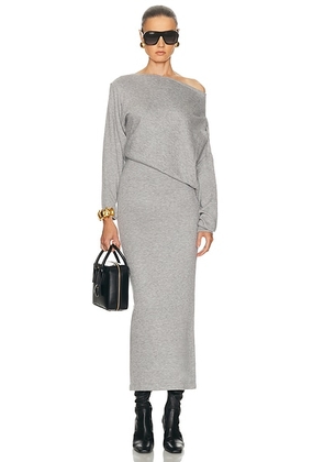 Ronny Kobo Matthieu Dress in Grey - Grey. Size M (also in S, XS).