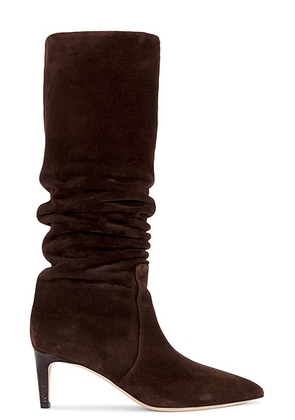 Paris Texas Stiletto 60 Boot in Cioccolato - Chocolate. Size 41 (also in 36.5).