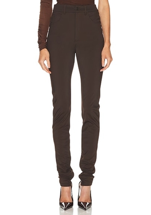 Ronny Kobo Berit Pant in Brown - Brown. Size S (also in M).