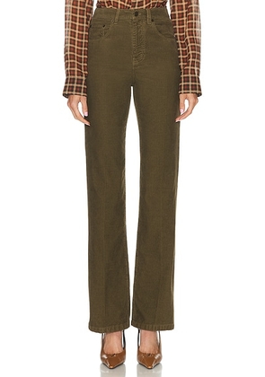 Saint Laurent Corduroy Wide Leg Pant in Hunting Kaki - Olive. Size 30 (also in 28, 31).