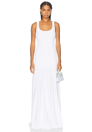Retrofete Kennedi Dress in White - White. Size M (also in L, XS).