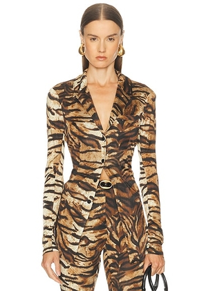 Ronny Kobo Zena Top in Tigers Eye - Brown. Size L (also in ).