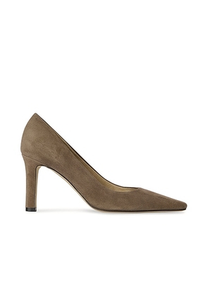 The Row Carla Pump 80 in Dark Taupe. Size 36.5 (also in 36, 37, 37.5, 38, 39, 39.5, 41, 42).