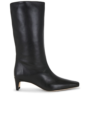 Staud Midcalf Wally Boot in Black - Black. Size 37 (also in 37.5, 38, 38.5, 39.5).