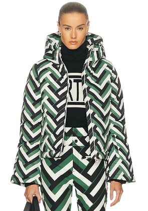 Perfect Moment Polar Flare Ski Jacket III in Green - Green. Size XL (also in S, XS).