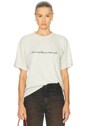 Remington Stone Joker Tee in Bone - Cream. Size M (also in L, S, XL/1X).