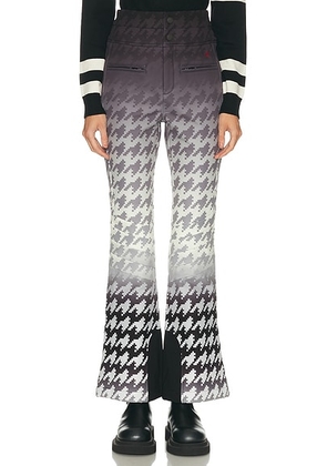 Perfect Moment Aurora HW Ski Pant in Degrade B&W Houndstooth - Grey. Size M (also in L, S, XL, XS).