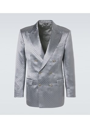 Tom Ford Polka-dot crepe satin blazer