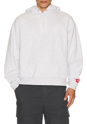 The North Face Red Box Hoodie in TNF Classic Grey Heather - Light Grey. Size M (also in L, S, XL/1X, XXL/2X).