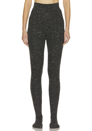 The Row Mumu Tights in Charcoal Melange - Charcoal. Size M (also in L, S, XS).