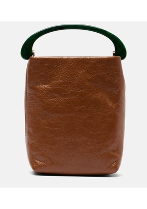 Dries Van Noten Micro leather tote bag