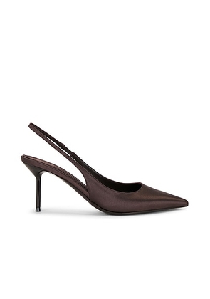 Paris Texas Lidia 70 Slingback Pump in Ebano - Brown. Size 37 (also in 36, 36.5, 37.5, 38.5).
