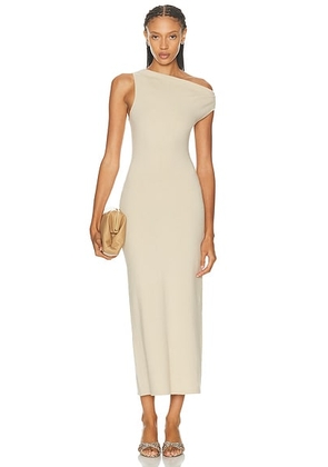 The Sei Asymmetrical Twist Dress in Antique - Beige. Size S (also in ).