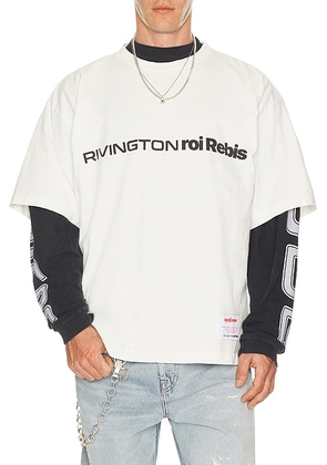 RRR123 Metanoia Uso Cva Tee in Max White - White. Size S (also in L, XL/1X).