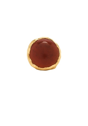 Simuero Antolon Ring in Gold & Orange - Metallic Gold. Size 6 (also in ).