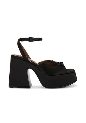 Shushu/Tong Platform Sandal in Black - Black. Size 37 (also in 36, 38, 39, 40).