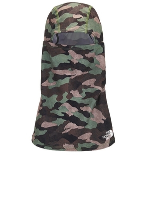 The North Face Base Balaclava in TNF Black & Camp Print - Black. Size S/M (also in ).