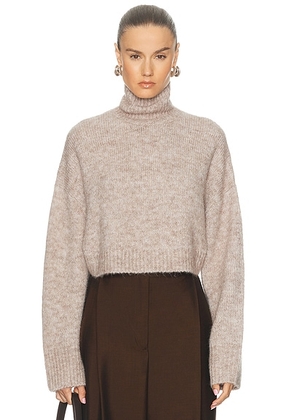 SEROYA Tahara Sweater in Desert - Tan. Size M (also in L, S).