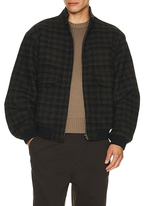 Palmes Wool Blouson in Charcoal - Grey. Size 50 (also in 46, 52).