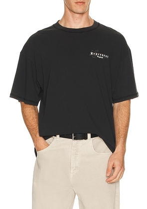 REPRESENT Legacy Overprint Tee in Vintage Black - Black. Size M (also in L, S).