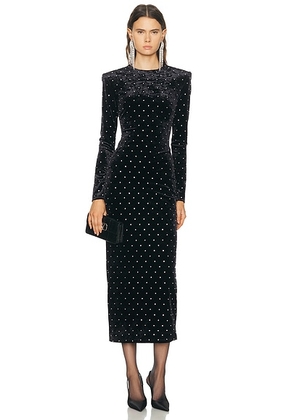 Ronny Kobo Cosma Dress in Black Silver - Black. Size S (also in ).