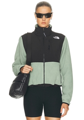 The North Face Retro Denali Jacket in Slate Moss & TNF Black - Mint,Black. Size XS (also in ).